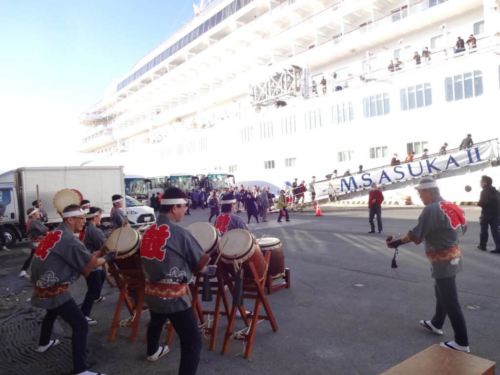 令和7年11月29日　飛鳥Ⅲ初入港歓迎イベントスケジュール